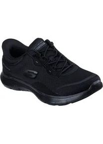 Slip-On Sneaker Skechers "Flex Appeal 5.0 - Easy Breezy", Damen, Gr. 40, schwarz, Textil, unifarben, Schuhe, Sportschuh, Freizeitschuh mit Skechers Hands Free Slip-ins