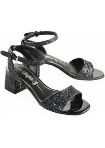 High-Heel-Pumps Buffalo "Buffalo Rainelle Vegan Glitter", Damen, Gr. 37, lila, schwarz, Polyurethan, Schuhe