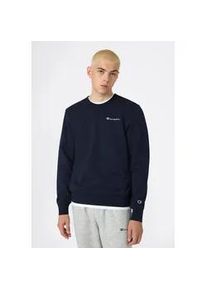 Sweatshirt Champion "ICONS CONTRAST Fleece Crewneck Sweatshirt", Herren, Gr. M (48/50), nny, ns, Obermaterial: 70% Baumwolle, 30% Polyester, Sweatshirts Sweatshirt