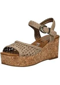 Keilsandalette Blowfish "Blowfish Sandalen Lederimitat", Damen, Gr. 39, braun, Lederimitat, Schuhe