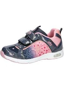 Klettschuh Lico "Freizeitschuh Starlet V Blinky", Kinder, Gr. 31, blau, Synthetik, Schuhe Klettschuh