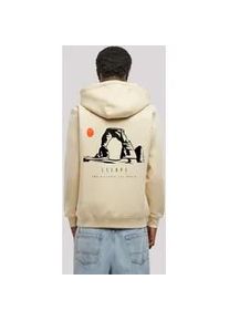 Kapuzenpullover F4NT4STIC "Escape Discover the World Savannah", Herren, Gr. L, beige (sand), Obermaterial: 65% Baumwolle, 35% Polyester, slim fit, Pullover Kapuzenpullover, Discover the World