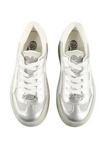 Trainingsschuh Buffalo "Buffalo CAJO", Damen, Gr. 42, silber, wei&szlig;, Schuhe