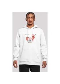 Kapuzenpullover F4NT4STIC "Kellogg's Corn Flakes Vintage Kids Advert", Herren, Gr. L, wei&szlig;, Obermaterial: 65% Baumwolle, 35% Polyester, slim fit, Pullover Kapuzenpullover, Premium Qualit&auml;t