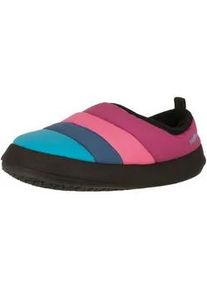 Hausschuh Trollkids "KIDS HUT MULE XT", Kinder, Gr. 33, blau (bright berry, light magenta, madeira blau), Synthetik, Textil, Schuhe Hausschuh, warm, sto&szlig;d&auml;mpfend, Anziehschlaufe