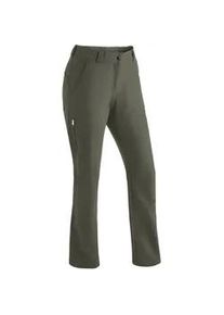 Funktionshose Maier Sports "Helga", Damen, Gr. 38, Normalgr&ouml;&szlig;en, gr&uuml;n (tannengr&uuml;n), 91% Polyester, 9% Elasthan, Hosen Funktionshose, warme Damen Outdoorhose, robuste Wanderhose, Regular Fit