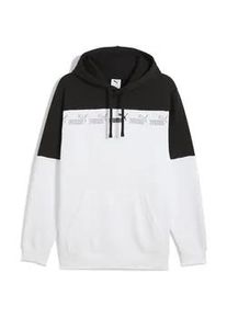 Hoodie Puma "Around The Block Hoodie Herren", Herren, Gr. 3XL, wei&szlig;, Obermaterial: 34% Polyester, 66% Baumwolle; Kapuzenfutter: 100% Baumwolle; Rippe: 97% Baumwolle, 3% Elasthan, normal, Sweatshirts Hoodie