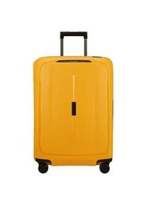 Hartschalen-Trolley Samsonite "ESSENS, verschiedene Gr&ouml;&szlig;en und Farben", Gr. B/H/T: 49cm x 69cm x 30cm 88 l, gelb (radiant gelb), Polypropylen, Strukturmuster, Koffer, Reisekoffer Hartschalenkoffer Koffer f&uuml;r Flugreisen TSA-Schloss