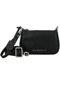 Umh&auml;ngetasche Burkely "Burkely Taschen Leder", Damen, Gr. onesize, schwarz, Leder, Taschen Umh&auml;ngetasche