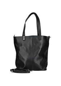 Shopper Caprice "Caprice Taschen Nappaleder", Damen, Gr. onesize, schwarz, Leder, Taschen Shopper