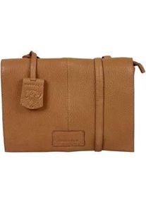 Umh&auml;ngetasche Burkely "Burkely Taschen Leder", Damen, Gr. onesize, braun (cognac), Leder, Taschen Umh&auml;ngetasche