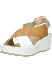 IGI&CO Keilsandalette IGI & CO "IGI & CO Sandalen Leder", Damen, Gr. 39, hellbraun, Leder, Schuhe