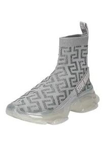 Sneaker Steve Madden "Steve Madden Sneaker Textil", Damen, Gr. 38, silber, Textil, Schuhe Sneaker