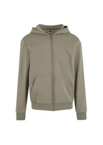 Strickpullover Urban Classics "Urban Classics Herren Cozy Zip Hoody", Herren, Gr. S, palegr&uuml;n, 95% Baumwolle, 5% Elasthan, unifarben, loose fit, ohne Ausschnitt, Pullover Strickpullover