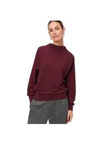 Strickpullover Zero "Damen strukturiert mit Stehkragen", Damen, Gr. 44, mystic berry, Strick, Obermaterial: 50% Viskose, 30% Polyester, 20% Polyamid, unifarben, figurumspielend normal, weit B&uuml;ndchen krempelbar, Pullover Strickpullover, Plain/ohne Details