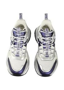 Trainingsschuh Buffalo "Buffalo TRIPLET HOLLOW", Damen, Gr. 41, wei&szlig;, silber, lila, Schuhe