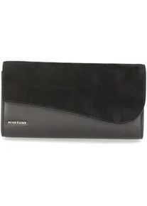 Clutch Peter Kaiser "Peter Kaiser Taschen Veloursleder", Damen, Gr. onesize, schwarz, Veloursleder, Taschen