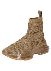 Sneaker Steve Madden "Steve Madden Sneaker Textil", Damen, Gr. 38, bronze, Textil, Schuhe Sneaker