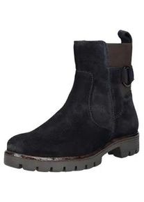 Stiefelette Ara "Ara Stiefelette Veloursleder", Damen, Gr. 38, blau, Veloursleder, Schuhe Stiefelette