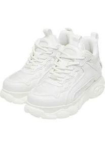 Trainingsschuh Buffalo "Buffalo CLD CHAI BLOOM", Damen, Gr. 41, wei&szlig;, unifarben, Schuhe