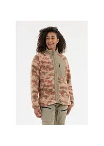 Fleecejacke WHISTLER "Ellison", Damen, Gr. 46, rostbraun, 100% Polyester, bedruckt, normal, ohne Ausschnitt, Jacken Fleecejacke, in atmungsaktiver Qualit&auml;t