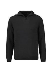 Troyer Ragman, Herren, Gr. 56, grau (anthrazit), 100% Baumwolle, hoch geschlossener Ausschnitt, Pullover Troyer