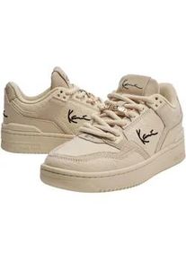 Trainingsschuh Karl Kani "Karl Kani Herren KK 89 LXRY PRM", Damen, Gr. 37,5, beige, schwarz, Leder, unifarben, Schuhe