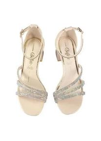 High-Heel-Pumps Buffalo "Buffalo Glam -Vegan Patent", Damen, Gr. 36, cream, mermaid, Kunstfaser, unifarben, Schuhe