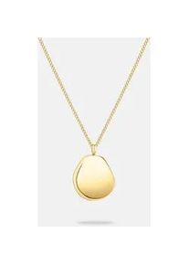 Kette mit Anh&auml;nger Liebeskind Berlin "Schmuck Geschenk Edelstahl Halskette The Organic", gold (gelbgoldfarben), Halsketten, Damen, Edelstahl, L: 50 B: 2mm, B:2mm