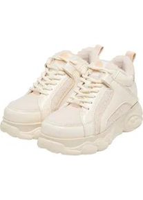 Trainingsschuh Buffalo "Buffalo CLD CORIN WARM - VEGAN PATENT/", Damen, Gr. 38, cream, unifarben, Schuhe
