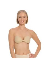 Klebe-BH MAGIC BODYFASHION "My MAGIC Bra", Damen, Gr. Cup A, latte, Obermaterial: 100% Polyurethan, BHs Klebe-BH, tr&auml;gerlos, r&uuml;ckenfrei, glatte Cups