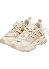 Trainingsschuh Buffalo "Buffalo TRIPLET LACE -", Damen, Gr. 42, beige, cream, unifarben, Schuhe