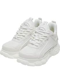 Trainingsschuh Buffalo "Buffalo Cld Chai Vegan Nappa/Mesh", Damen, Gr. 39, triple wei&szlig;, Kunstfaser, Schuhe