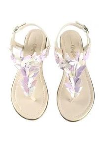 Trainingsschuh Buffalo "Buffalo CAPRI BUTTERFLY", Damen, Gr. 40, wei&szlig;, multi, Polyurethan, Schuhe