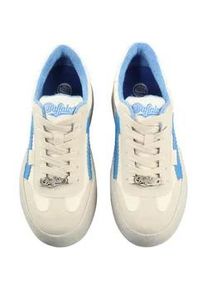 Trainingsschuh Buffalo "Buffalo CAJO", Damen, Gr. 42, cream, blau, Schuhe