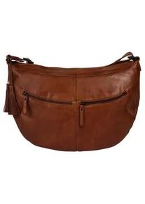 SPIKES & SPARROW Umh&auml;ngetasche SPIKES & SPARROW, Damen, Gr. B/H/T: 45cm x 29cm x 3cm onesize, braun (cognac), Leder, vintage, Taschen Umh&auml;ngetasche, echt Leder