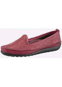 Ballerina Gemini, Damen, Gr. 39, rot, Glattleder, Schuhe Ballerina