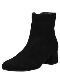 Stiefelette Gabor "Gabor Stiefelette Veloursleder", Damen, Gr. 37,5, schwarz, Veloursleder, Schuhe Stiefelette