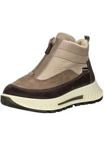 Stiefelette Ara "Ara Stiefelette Lederimitat/Textil", Damen, Gr. 38, braun, beige, Lederimitat, Textil, Schuhe Stiefelette