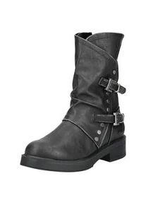 Bikerboots Blowfish "Blowfish Stiefel Lederimitat", Damen, Gr. 39, schwarz, Lederimitat, Schuhe Bikerboots