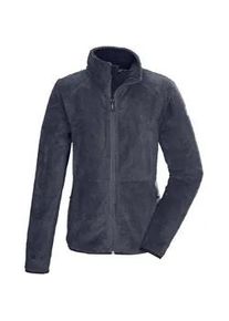Fleecejacke Killtec "KOW 6 WMN KNTFLC JCKT", Damen, Gr. 40, nachtblau, Obermaterial: 100% Polyester;Obermaterial 2: 97% Polyester, 3% Elasthan, Jacken Fleecejacke, Damen Fleecejacke, Comfort-Stretch, Kinnschutz, verschlie&szlig;bare Taschen