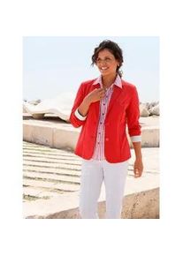 Jackenblazer Casual Looks "Jersey-Blazer", Herren, Gr. 54, erdbeere, 76% Polyester, 20% Viskose, 4% Elasthan, Blazer