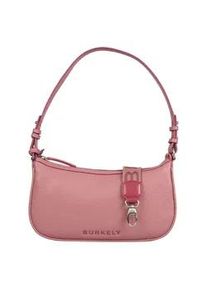 Henkeltasche Burkely "Burkely Taschen Leder", Damen, Gr. onesize, rosa (pink), Leder, Taschen