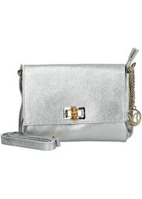 Henkeltasche Caprice "Caprice Taschen Leder", Damen, Gr. onesize, silber, Leder, Taschen