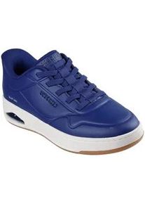 Slip-On Sneaker Skechers "UNO CTL-UNO DURABUCK SLIP IN", Herren, Gr. 39, blau (dunkelnavy), Lederimitat, Schuhe, Retro Sneaker, Slipper mit Luftkissend&auml;mpfung