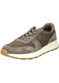 Toms Shoes Sneaker TOMS "TOMS Sneaker Leder/Textil", Herren, Gr. 43,5, gr&uuml;n (olive), Leder, Textil, Schuhe Sneaker