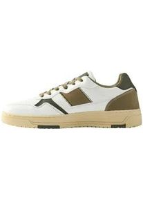 Sneaker MCS "MCS Flacher shoe MCStorm", Herren, Gr. 43, Normalschaft, wei&szlig; khaki, Obermaterial: 100% Polyurethan, Schuhe Sneaker