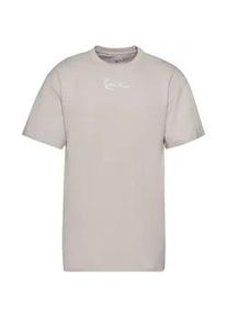 T-Shirt Karl Kani "Karl Kani Unisex", Damen, Gr. XS, light grau, 100% Baumwolle, relaxed fit, Rundhals, Shirts T-Shirt