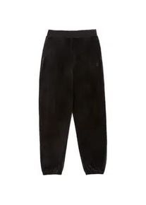 Sweathose Juicy Couture "DAVIDSON VELOUR TRACKPANTS Damen", Damen, Gr. M, EURO-Gr&ouml;&szlig;en, schwarz, Samt, 95% Polyester, 5% Elasthan, Hosen Sweathose, Trainingshose Damen, Sweathose, Velour, Jogginghose mit Glitzer, Sale