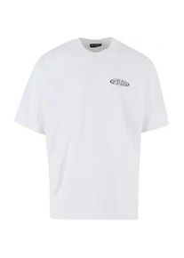 T-Shirt 2Y STUDIOS "2Y Studios Herren 2Y Introspect Oversize Tee", Damen, Gr. XS, wei&szlig;, 100% Baumwolle, bedruckt, relaxed fit, Rundhals, Shirts T-Shirt